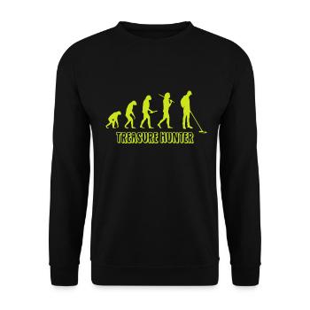 Detectorists Evolution - Unisex Sweatshirt - black - Front - Alina (178cm) & Michal (187cm)