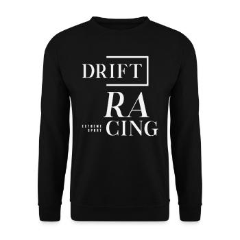 Sports extrêmes Drift Racing - Sweat-shirt Unisexe - noir - Devant - Alina (178cm) & Michal (187cm)