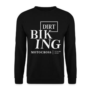 Sports extrêmes Motocross - Sweat-shirt Unisexe - noir - Devant - Alina (178cm) & Michal (187cm)