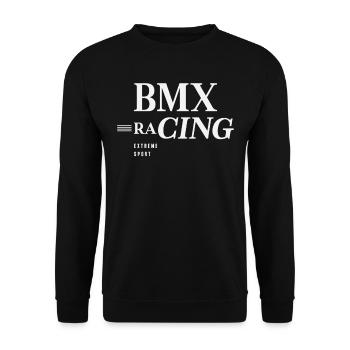 Sports extrêmes BMX Racing - Sweat-shirt Unisexe - noir - Devant - Alina (178cm) & Michal (187cm)