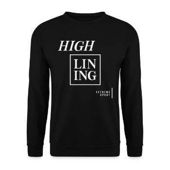 Sports extrêmes Highlining - Sweat-shirt Unisexe - noir - Devant - Alina (178cm) & Michal (187cm)