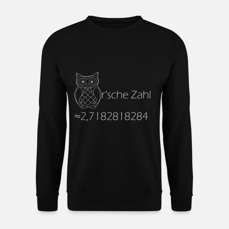 Euler'sche Zahl - Unisex Pullover - Schwarz