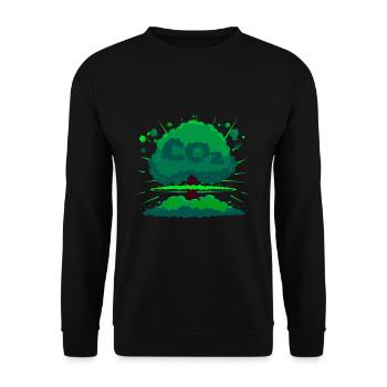 Bombe d'oxygène - Sweat-shirt Unisexe - noir - Devant - Alina (178cm) & Michal (187cm)