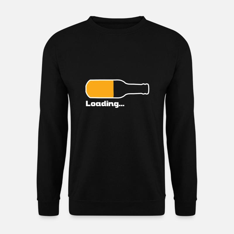 Bier Loading... - Bierflasche - Unisex Pullover - Schwarz