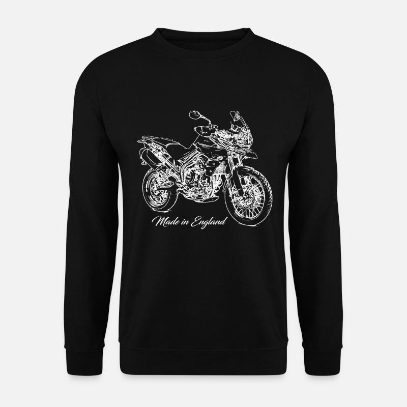 Adventure - Made in England - Motorrad - Unisex Pullover - Schwarz