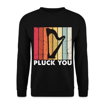 Conceptions de joueurs de harpe pour les conceptions de joueurs de harpe - Sweat-shirt Unisexe - noir - Devant - Alina (178cm) & Michal (187cm)