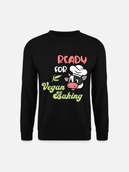 Ready for Vegan Baking - Unisex Pullover - Schwarz