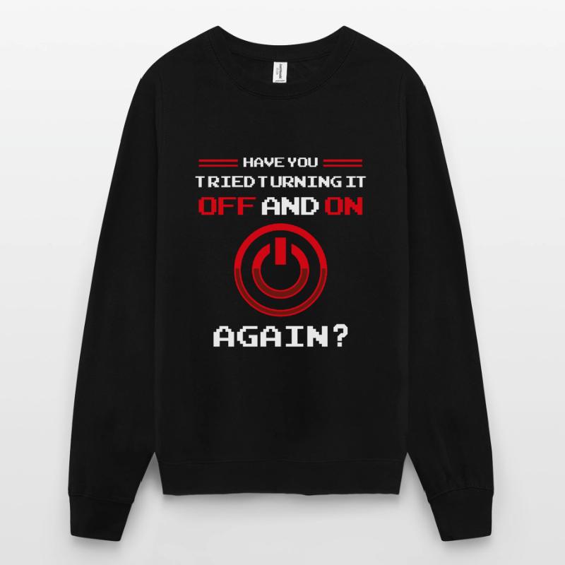 Computer Help Desk Technology Support Help Checklist Unisex Sweatshirt