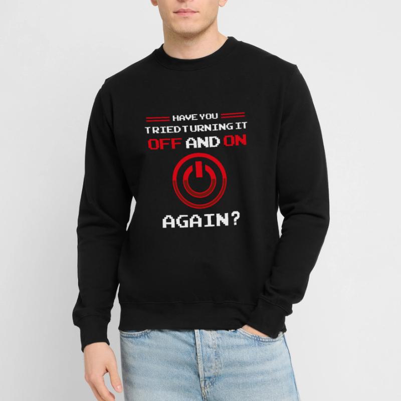 Computer Help Desk Technology Support Help Checklist Unisex Sweatshirt