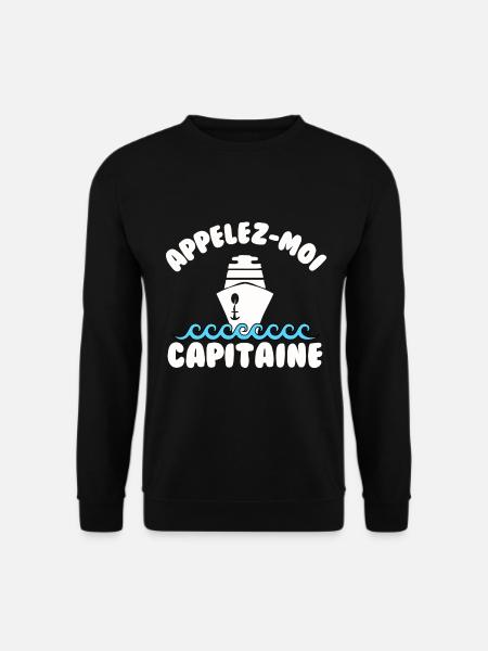 Appelez moi capitaine - Sweat-shirt Unisexe - noir
