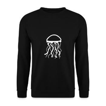 Méduse - Sweat-shirt Unisexe - noir - Devant - Alina (178cm) & Michal (187cm)