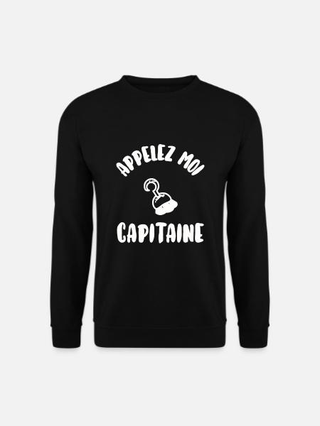 Appelez moi capitaine - Sweat-shirt Unisexe - noir
