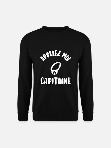 Appelez moi capitaine - Sweat-shirt Unisexe - noir