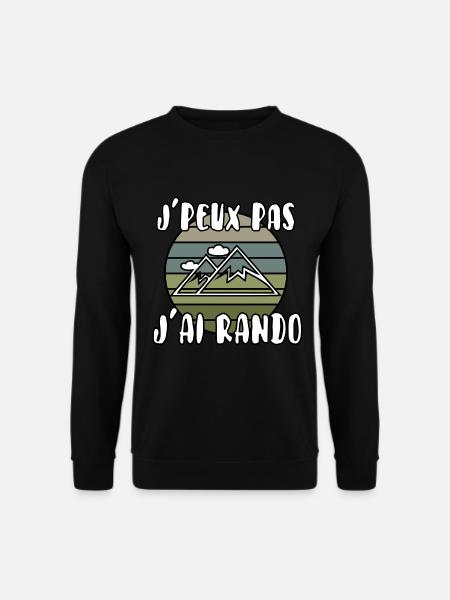 J’peux pas j’ai rando - Sweat-shirt Unisexe - noir