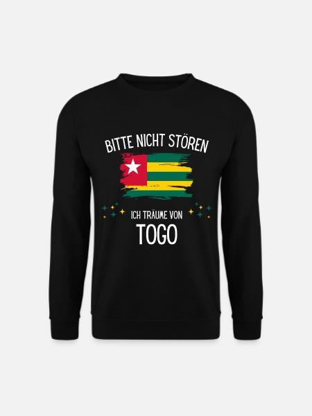 Bitte Nicht Stören Ich Träume Von Togo - Unisex Pullover - Schwarz