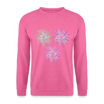 Feuerwerk Rakete - Unisex Pullover - Pink - Vorne