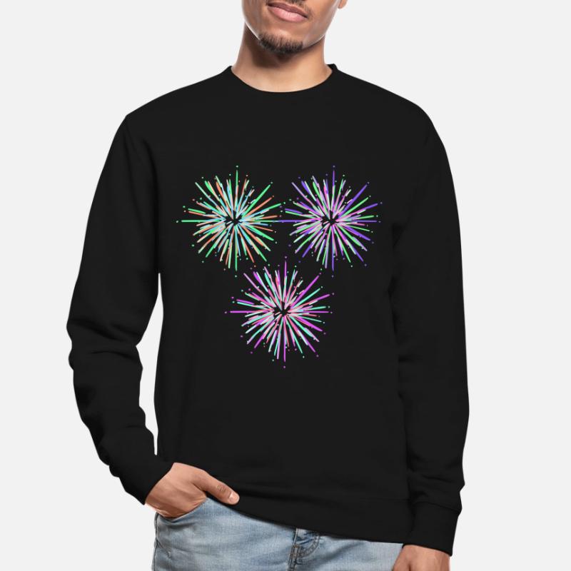 Fusée de feu d'artifice Sweat-shirt Unisexe