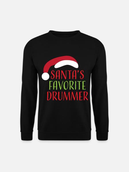 Christmas Drums - Unisex Sweatshirt - black
