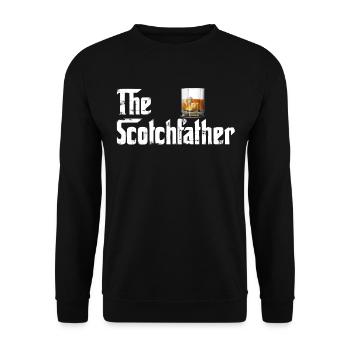 The Scotchfather - Les amateurs de scotch - Cadeau - Sweat-shirt Unisexe - noir - Devant - Alina (178cm) & Michal (187cm)
