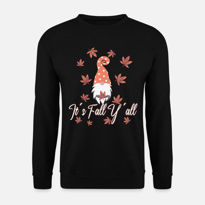 Elves Lovers Thanksgiving Fall - Unisex Sweatshirt - black