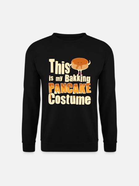 Pancake Baking Costume - Funny Pancake - Unisex Sweatshirt - black