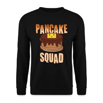 Cuisson de crêpes - Crêpes amusantes - Sweat-shirt Unisexe - noir - Devant - Alina (178cm) & Michal (187cm)