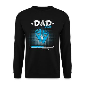 Grossesse Garçon ou Fille 2023 - Sweat-shirt Unisexe - noir - Devant - Alina (178cm) & Michal (187cm)