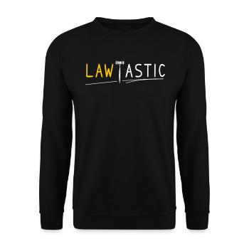 Student of The School of Law I Can Not - Unisex Sweatshirt - black - Front - Alina (178cm) & Michal (187cm)