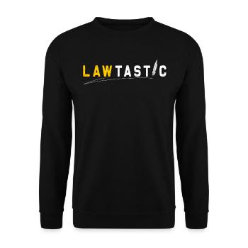 Student of The School of Law I Can Not - Unisex Sweatshirt - black - Front - Alina (178cm) & Michal (187cm)