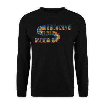 Vintage Birthday Design Original 2003 - Unisex Sweatshirt - black - Front - Alina (178cm) & Michal (187cm)