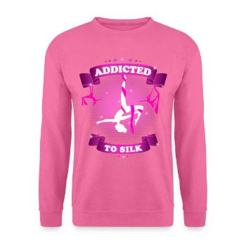 Süchtig Nach Seide Aerial Silk Akrobatik - Unisex Pullover - Pink - Vorne