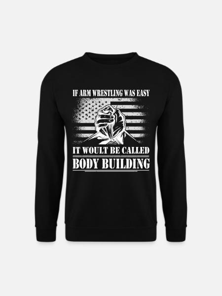 Armwrestler USA Flag Handwrestling - Unisex Sweatshirt - black