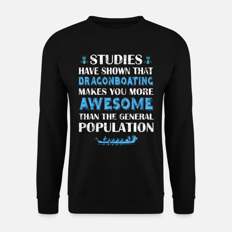 Drachenbootrennen Festival Drachenboot - Unisex Pullover - Schwarz