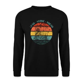 Drachenbootrennen Festival Drachenboot - Unisex Pullover - Schwarz - Vorne - Alina (178cm) & Michal (187cm)
