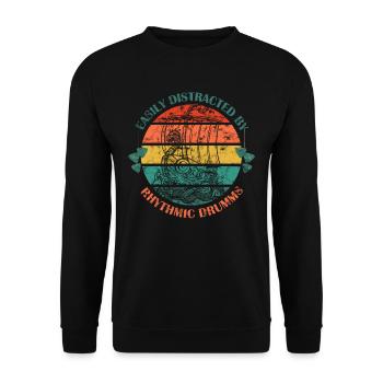 Drachenbootrennen Festival Drachenboot - Unisex Pullover - Schwarz - Vorne - Alina (178cm) & Michal (187cm)