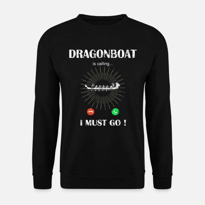 Drachenbootrennen Festival Drachenboot - Unisex Pullover - Schwarz