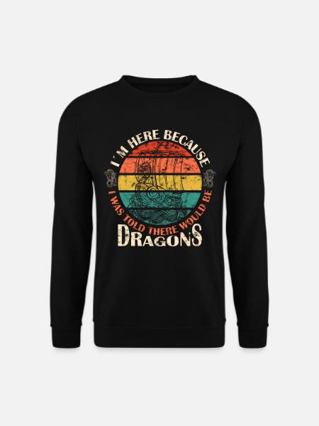 Drachenbootrennen Festival Drachenboot - Unisex Pullover - Schwarz