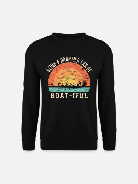 Course de bateaux-dragons chinois - Sweat-shirt Unisexe - noir