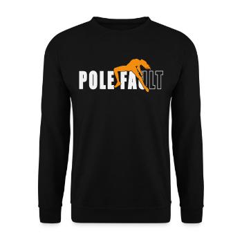 Cool Vault Athlet Vaulter Pole Jumper - Unisex Pullover - Schwarz - Vorne - Alina (178cm) & Michal (187cm)