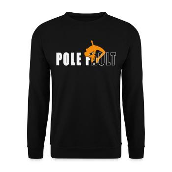 Cool Vault Athlète Sauteur à la perche - Sweat-shirt Unisexe - noir - Devant - Alina (178cm) & Michal (187cm)