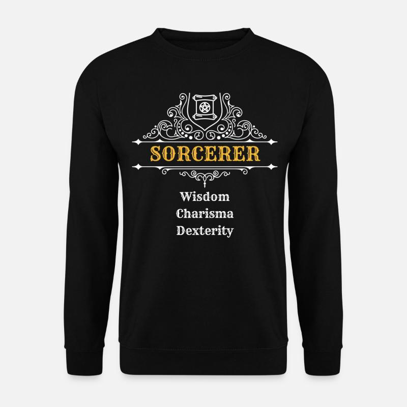 Sorcier | Donjons n Dragons, DSA, RPG - Sweat-shirt Unisexe - noir