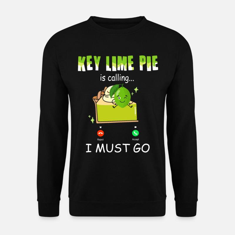 Funny Lemon Cake Design - Unisex Sweatshirt - black