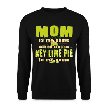 Funny Mother Lemon Cake Design - Unisex Sweatshirt - black - Front - Alina (178cm) & Michal (187cm)