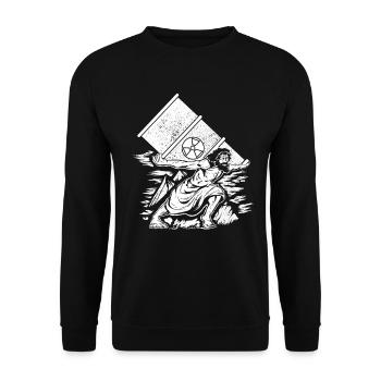 Nuclear Engineers - Nuclear Engineer - Unisex Sweatshirt - black - Front - Alina (178cm) & Michal (187cm)