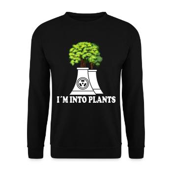 Nuclear Engineers - Nuclear Engineer - Unisex Sweatshirt - black - Front - Alina (178cm) & Michal (187cm)