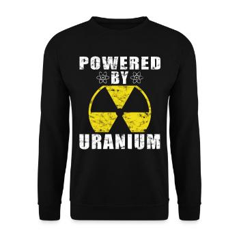 Nuclear Power - Proud Nuclear Engineer - Unisex Sweatshirt - black - Front - Alina (178cm) & Michal (187cm)