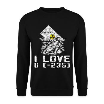 Nuclear Power - Proud Nuclear Engineer - Unisex Sweatshirt - black - Front - Alina (178cm) & Michal (187cm)