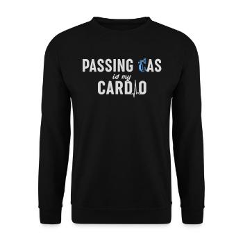 Anesthesia Technician - Funny Anesthesia - Unisex Sweatshirt - black - Front - Alina (178cm) & Michal (187cm)