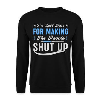 Anesthesia Nurse - Funny Anesthesia - Unisex Sweatshirt - black - Front - Alina (178cm) & Michal (187cm)