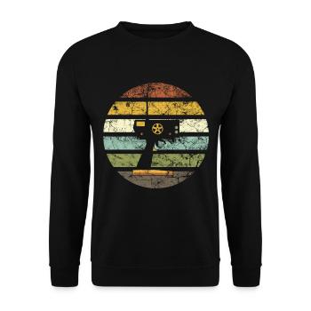 Vintage RC Car Racing - Modélisme - Sweat-shirt Unisexe - noir - Devant - Alina (178cm) & Michal (187cm)